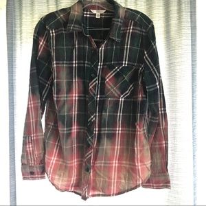 Bleach Dyed Flannel